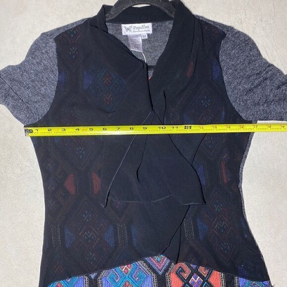 NWT MSRP $329 Papillon Shawl Collar Sweater Women's Size Medium - Picture 7 of 9